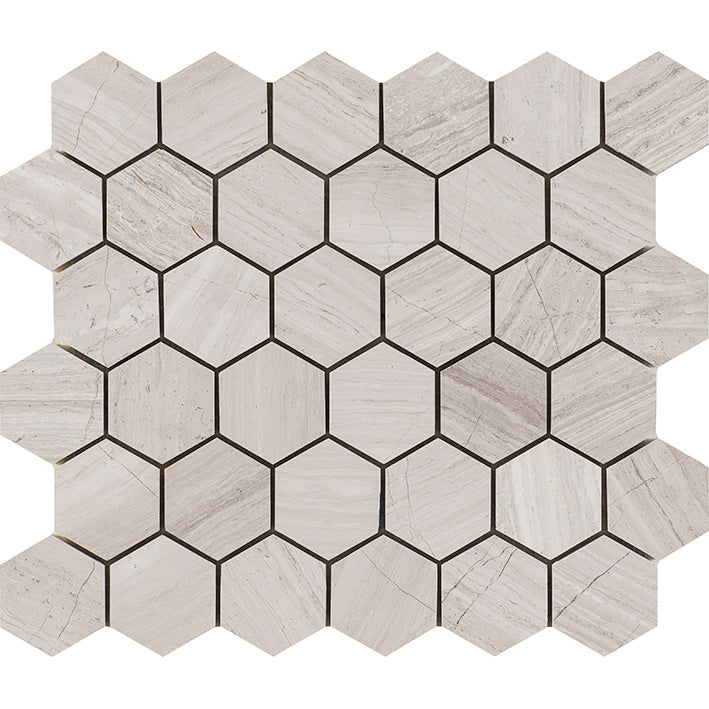 Essential Hexagon Silver Wood