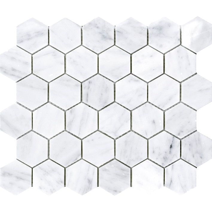 Essential Hexagon Carrara Pulido