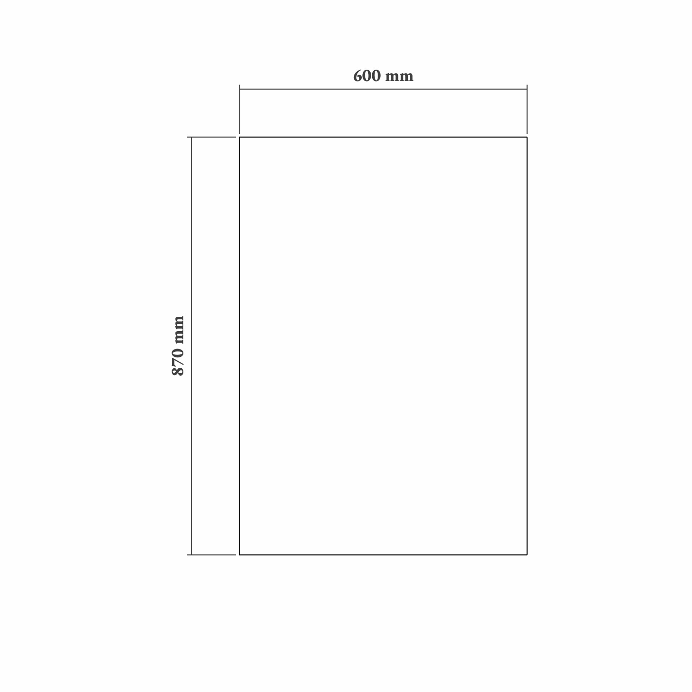 18mm Plain Base End Panel - Willis & Stone : Willis & Stone