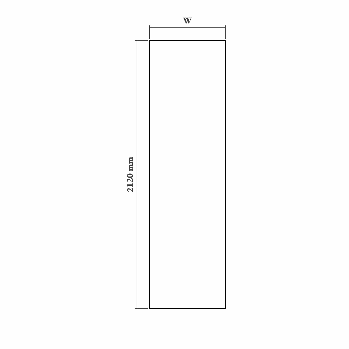 18mm Plain Tall End Panel - Image 3