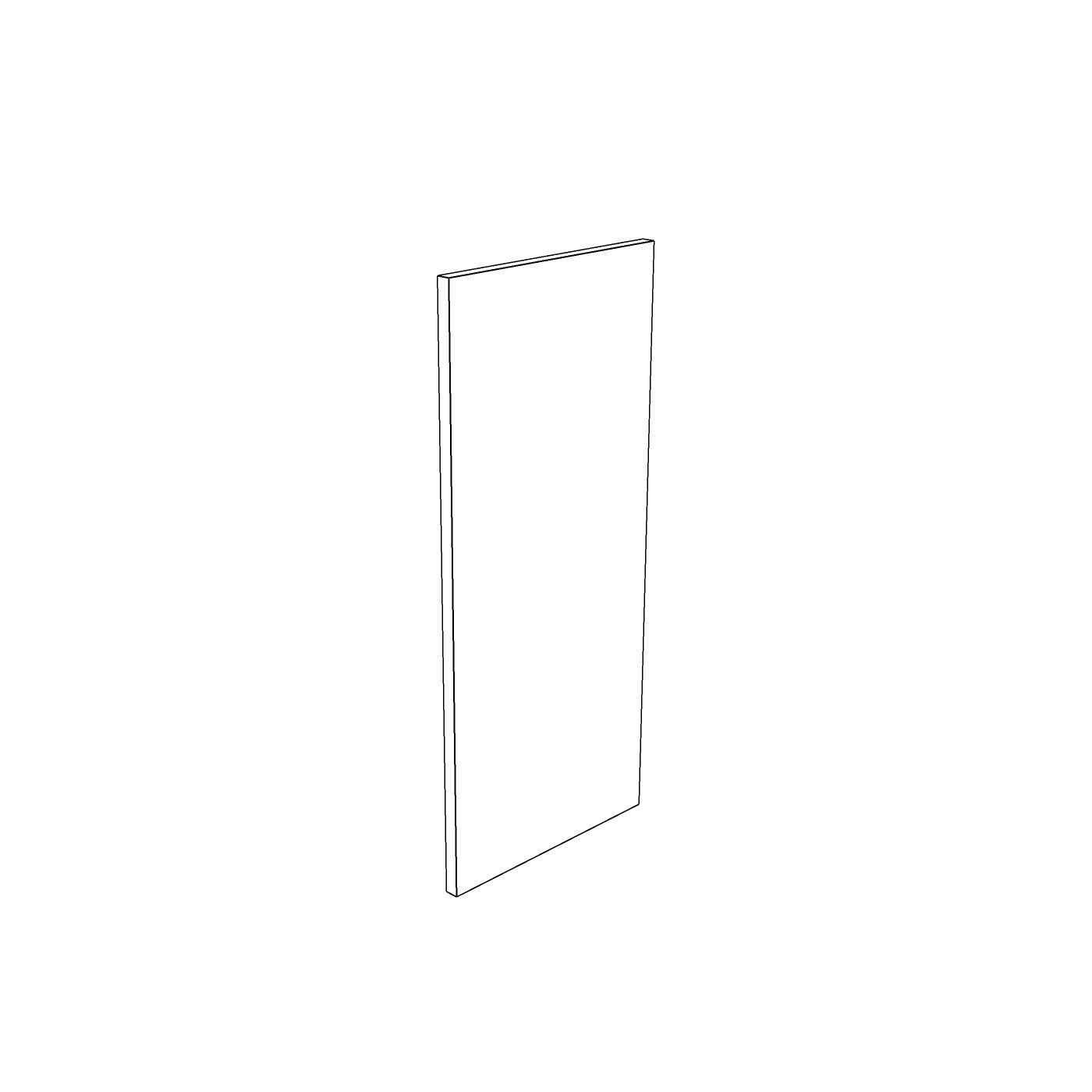 18mm Plain Wall End Panel - Image 2