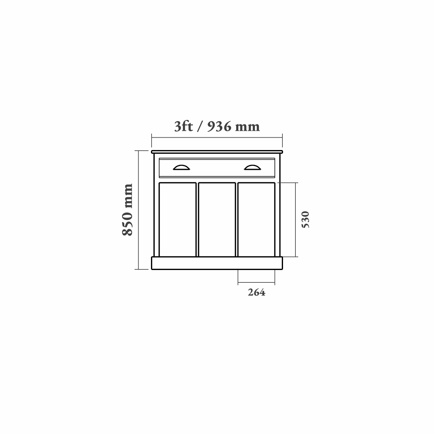 Sussex Welly Storage Sideboard - Image 2