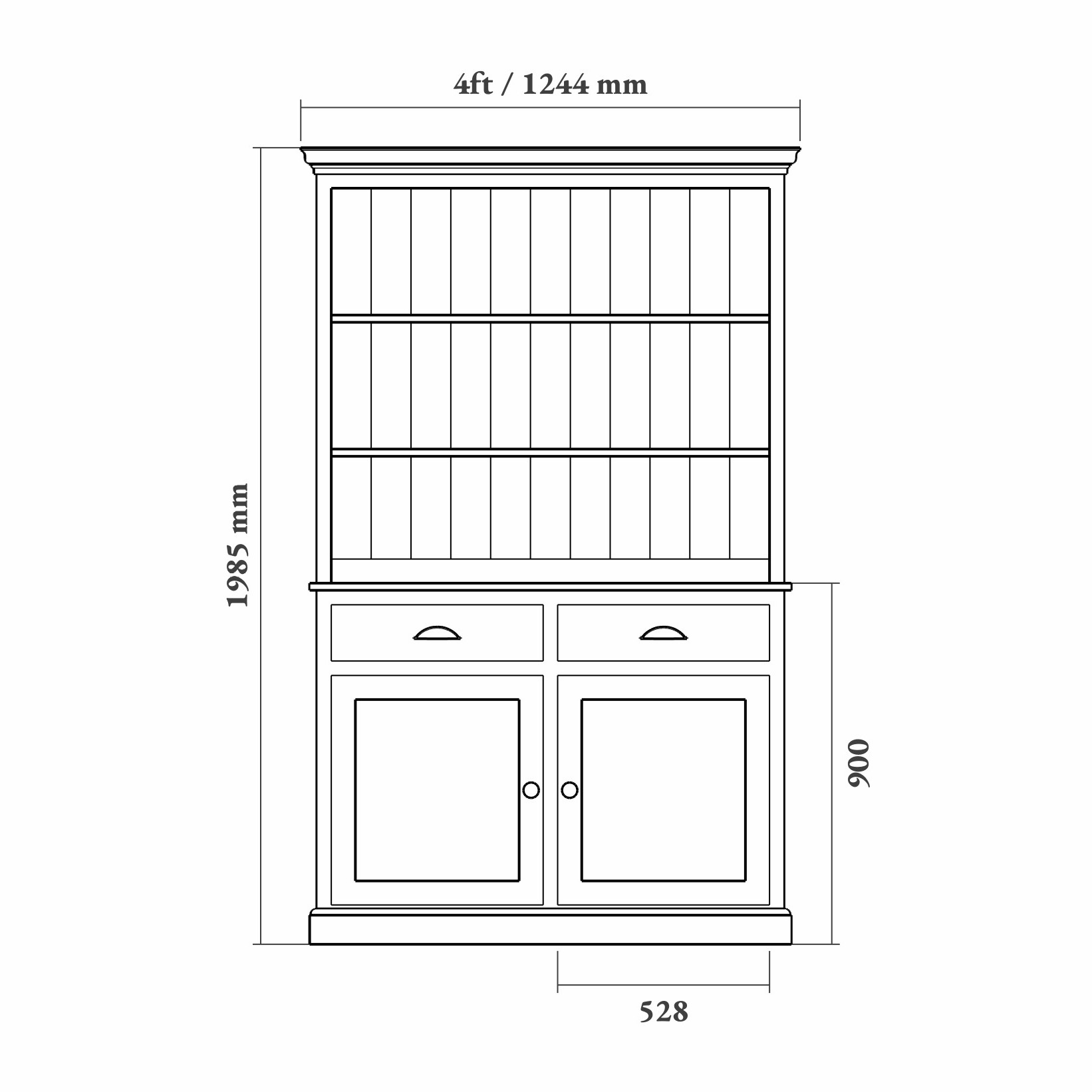Contemporary Quartz Cambridge Dresser - Image 6
