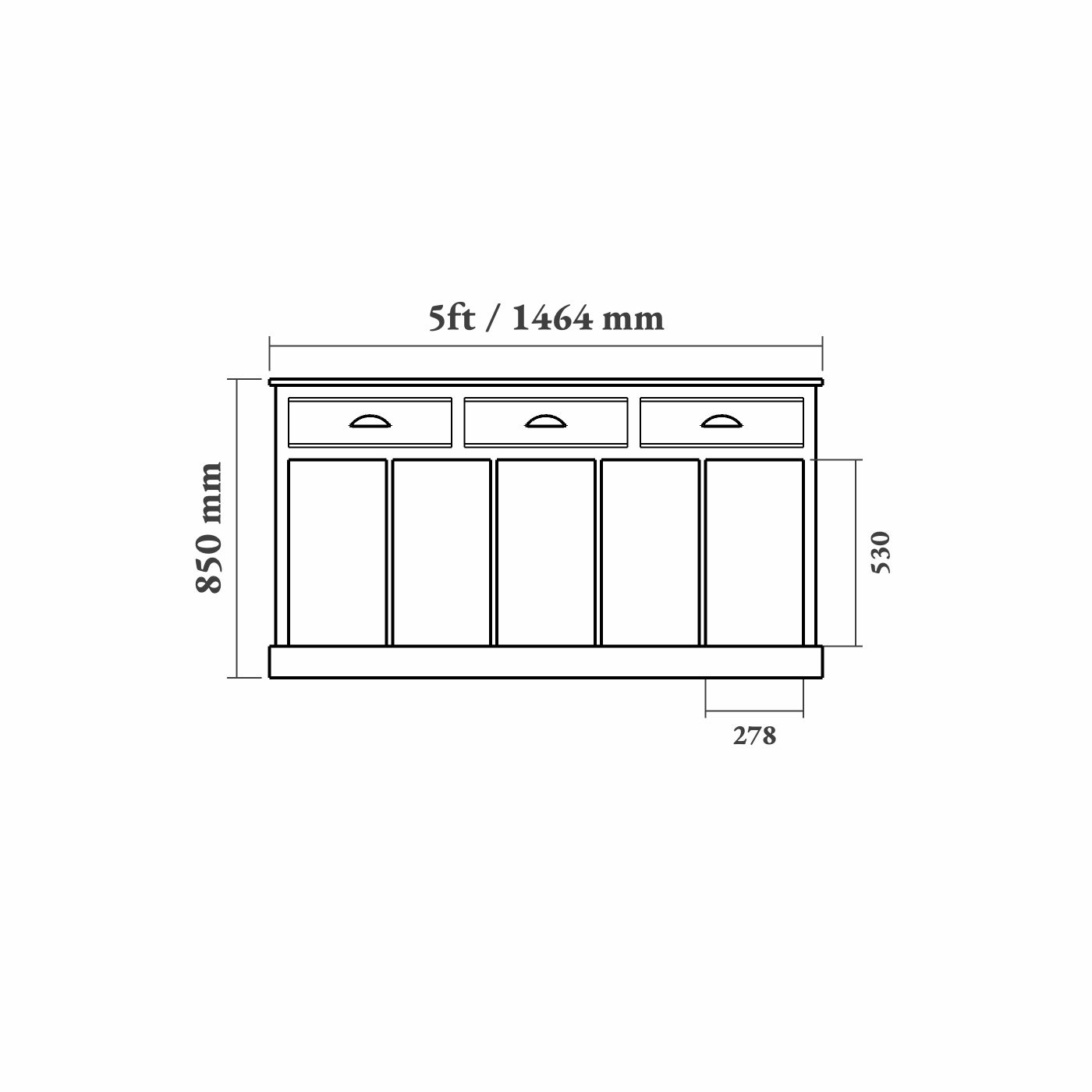 Sussex Welly Storage Sideboard - Image 4