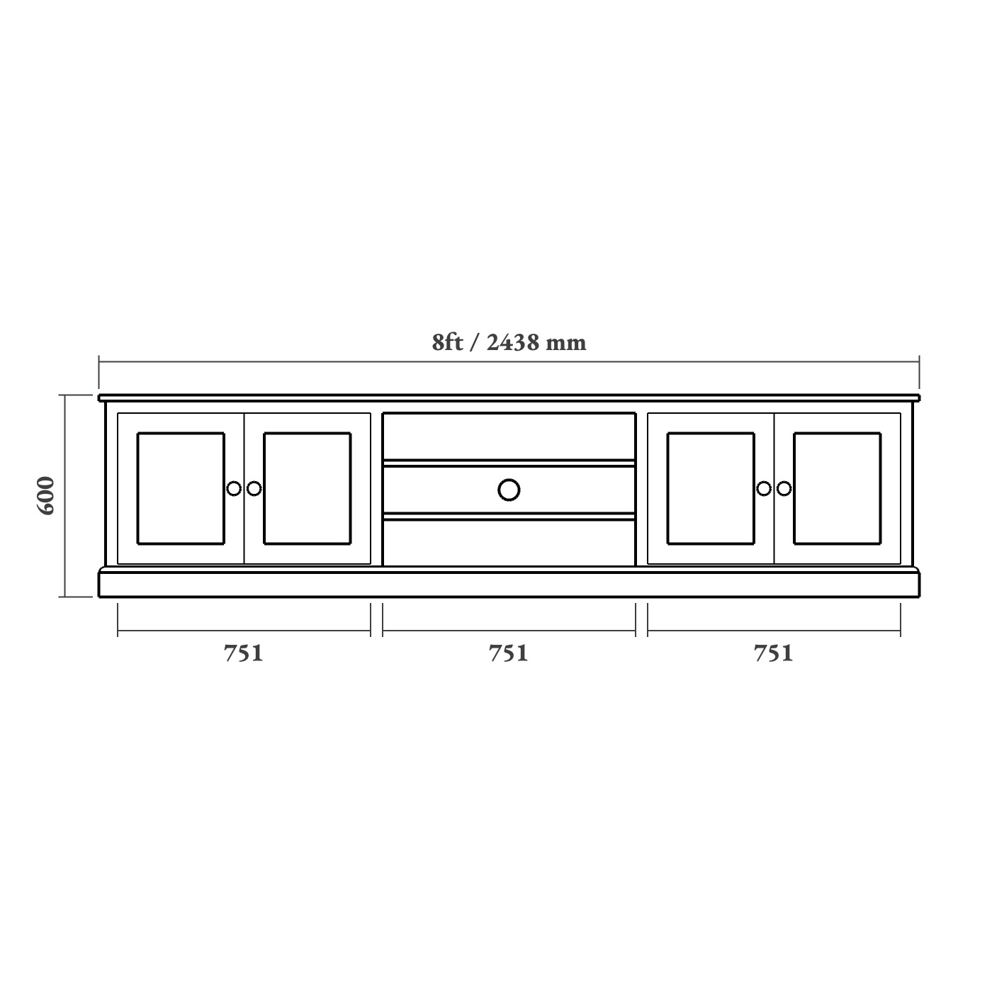 Bertie TV Cabinet - Image 6