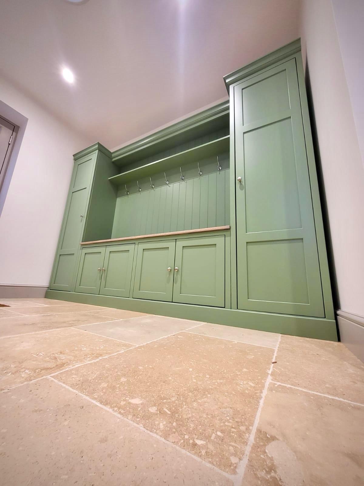 Large Country Boot Room Bench - Image 4