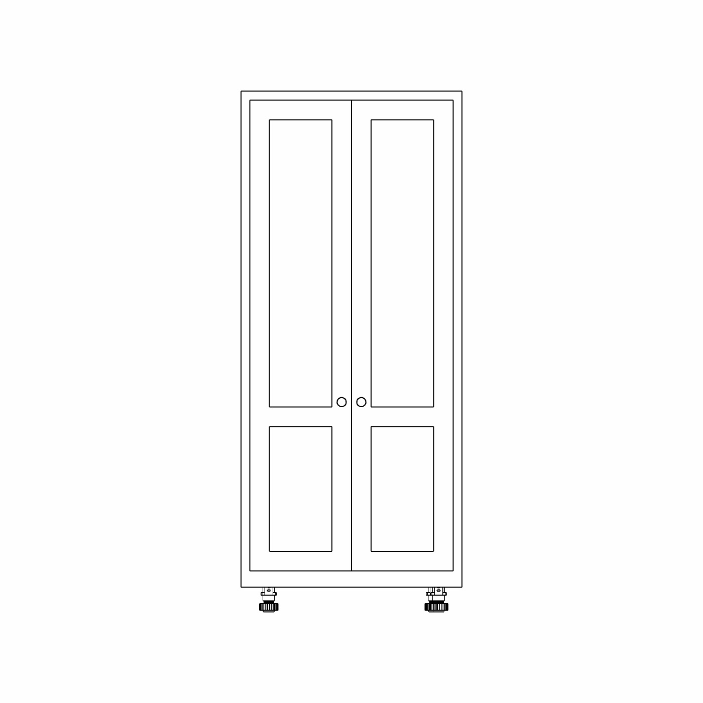 Double Larder Shelved Willis & Stone Willis & Stone