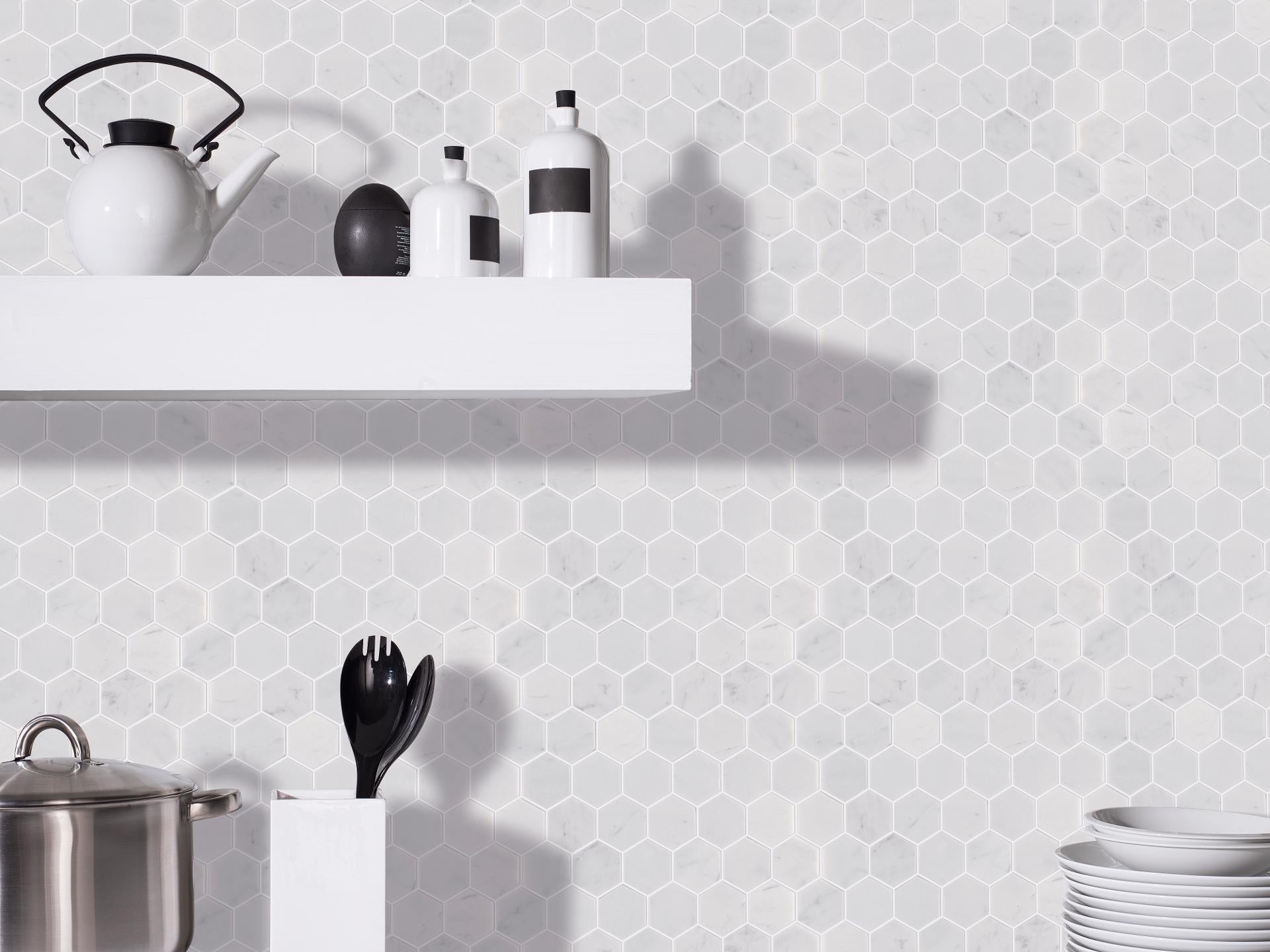 Essential Hexagon Persian White - Image 2