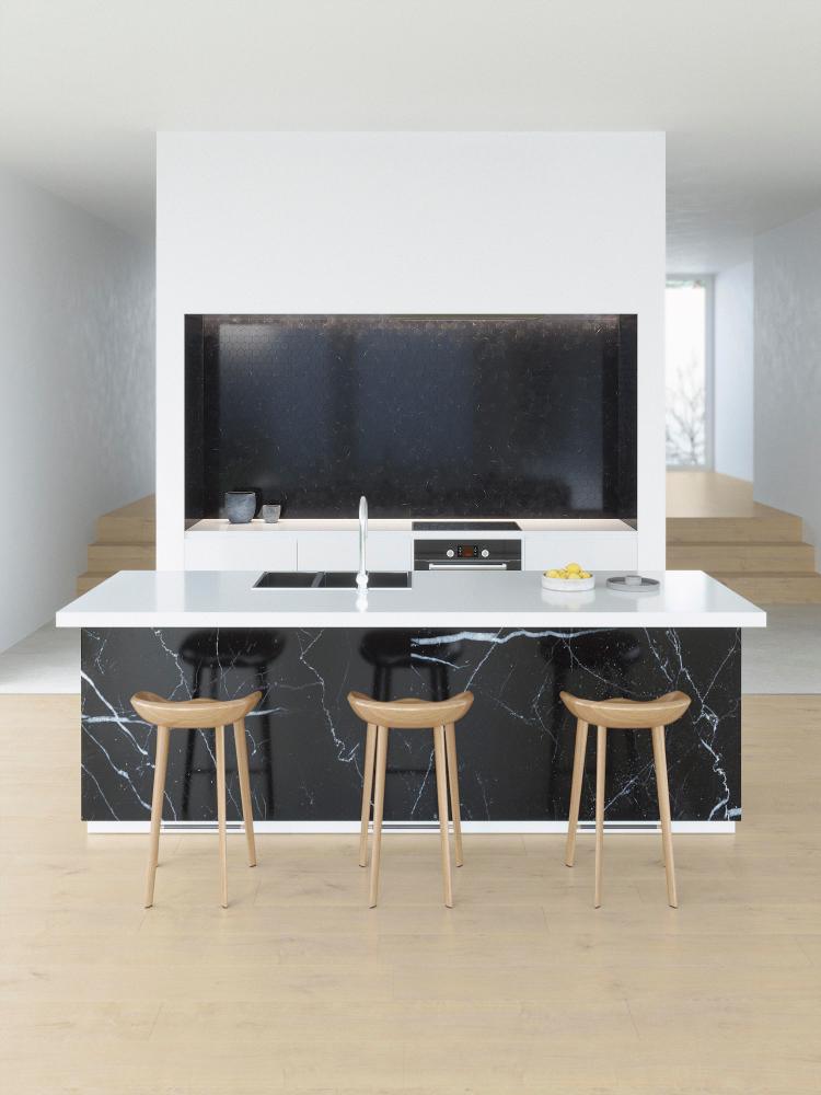 Essential Hexagon Negro Marquina Pulido - Image 2