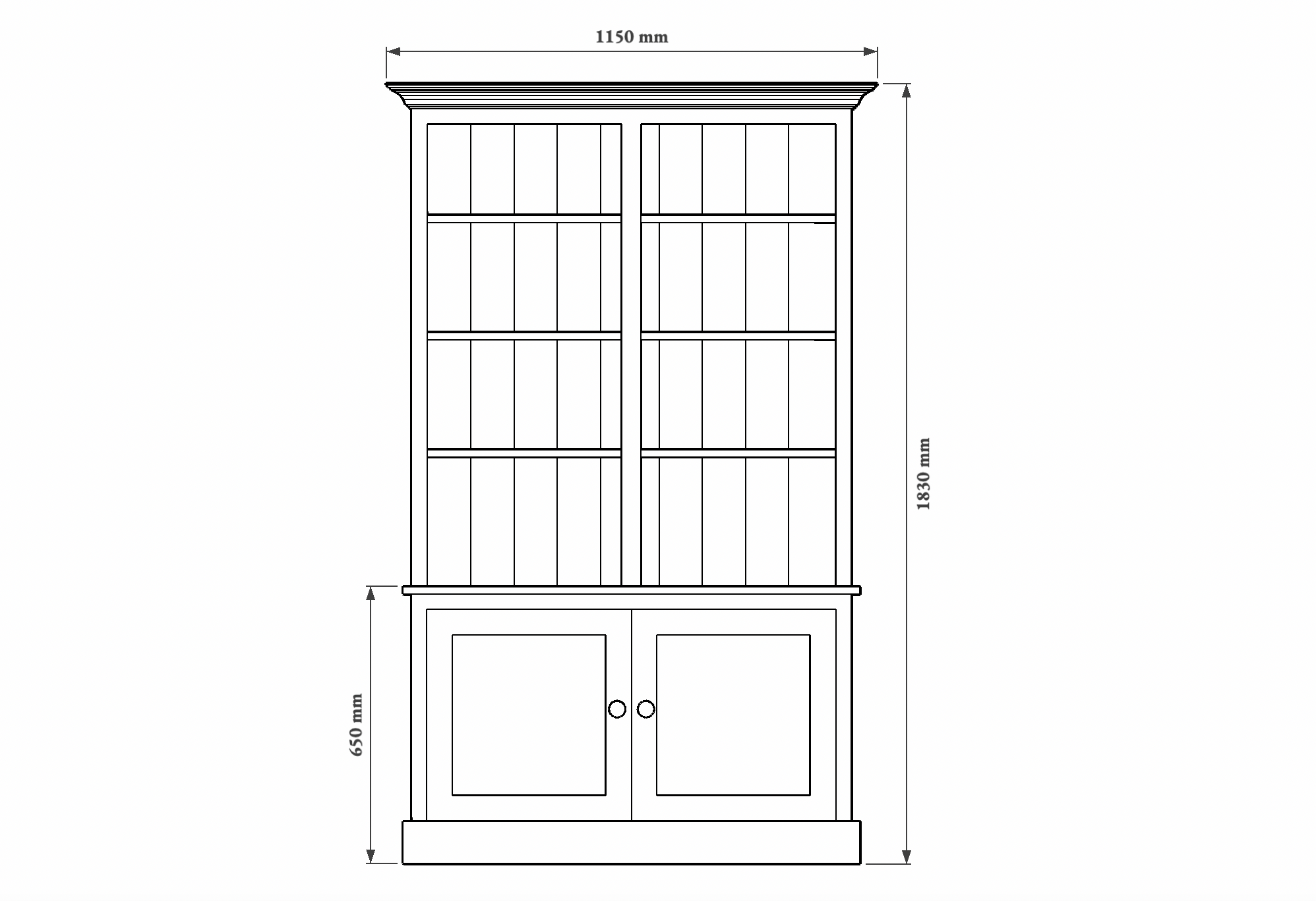 Cambridge Bookcase Willis & Stone Willis & Stone