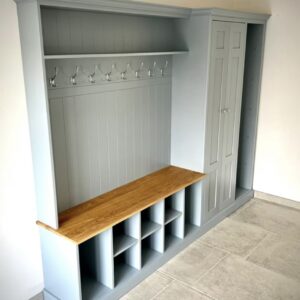 Shelved Boot Room Bench Combination