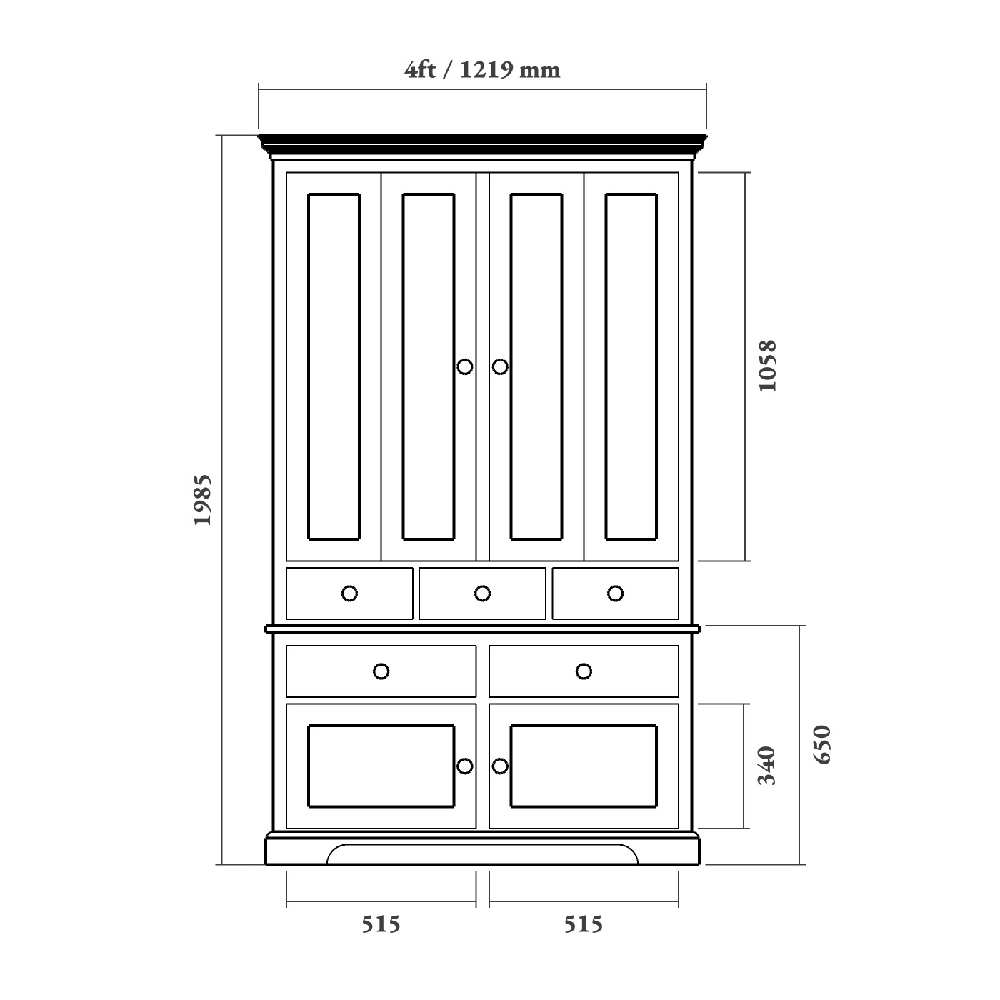 Shaker TV & Media Dresser - Image 6