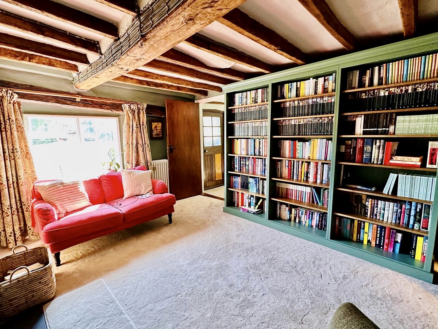 Oak Shelving Bookcase - Image 5