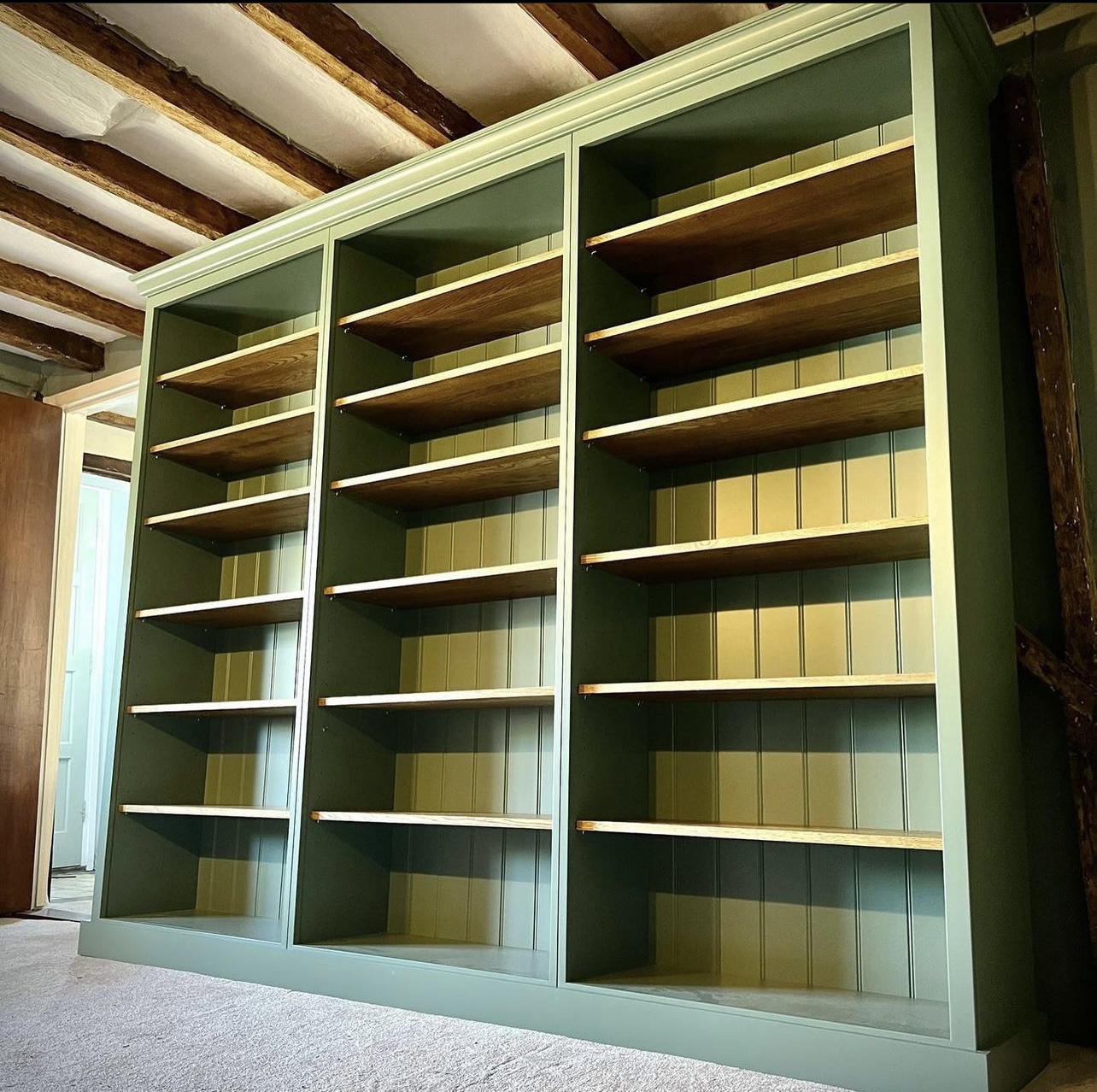 Oak Shelving Bookcase - Image 2