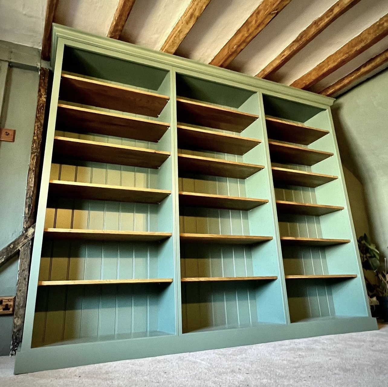 Oak Shelving Bookcase - Image 3