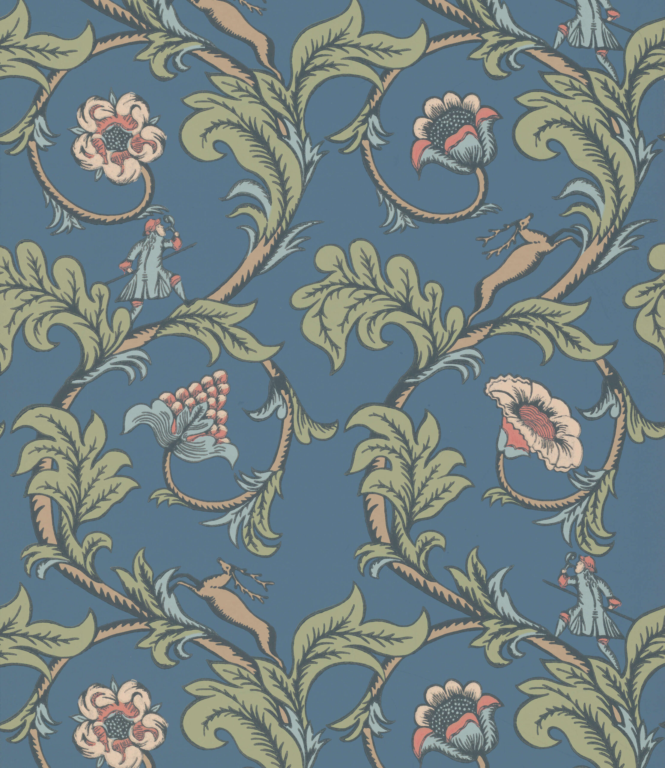 Stag Trail Wallpaper by Little Greene - Willis & Stone : Willis & Stone