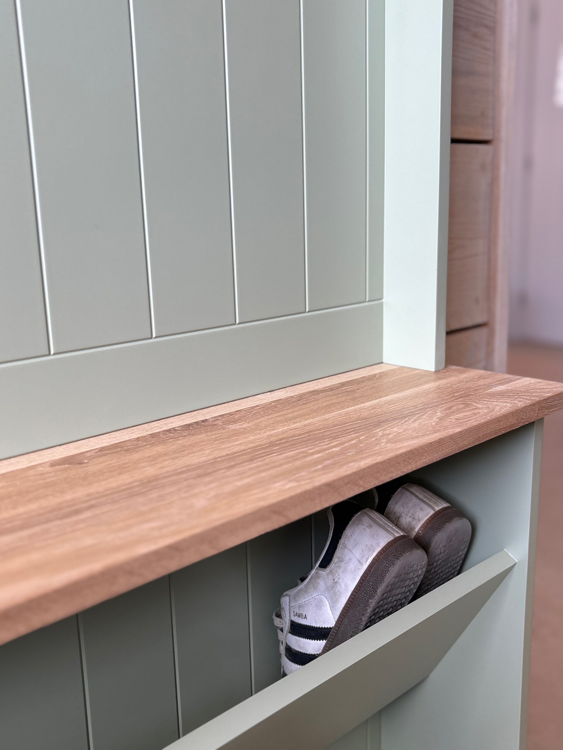 Shallow Hallway Storage Bench - Image 6