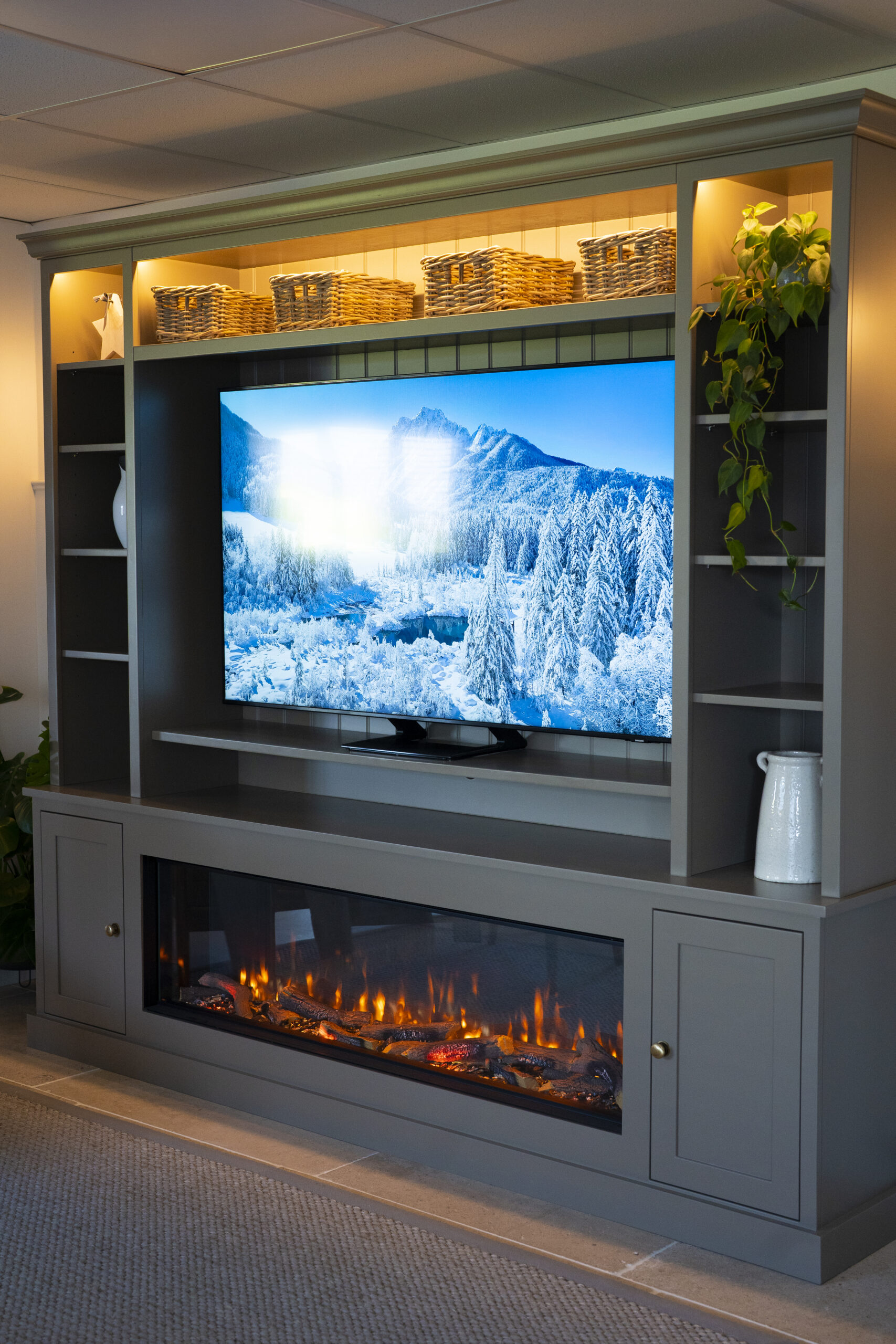 Media Fireplace Unit
